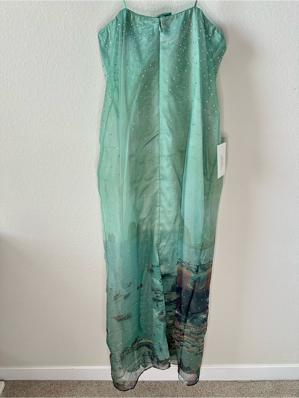 STAUD Endless Summer Amara Emblished Maxi Dress SZ US 8 NWT - Picture 10 of 10